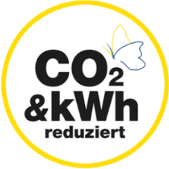 CO₂ & kWh reduziert