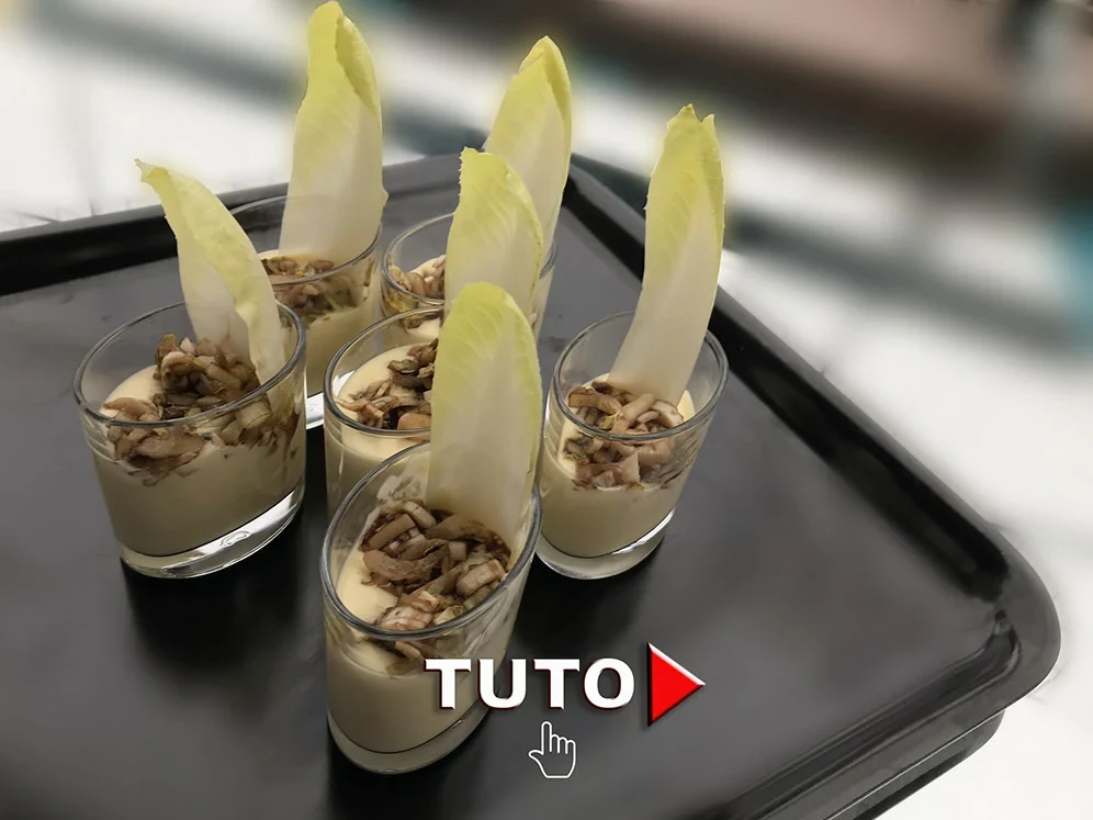 Verrines d’endives Crunchi